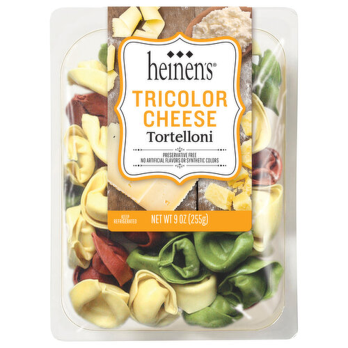 Heinen's refrigerated pastas come in several varieties, including potato gnocchi, lobster ravioli and tricolor cheese tortellini