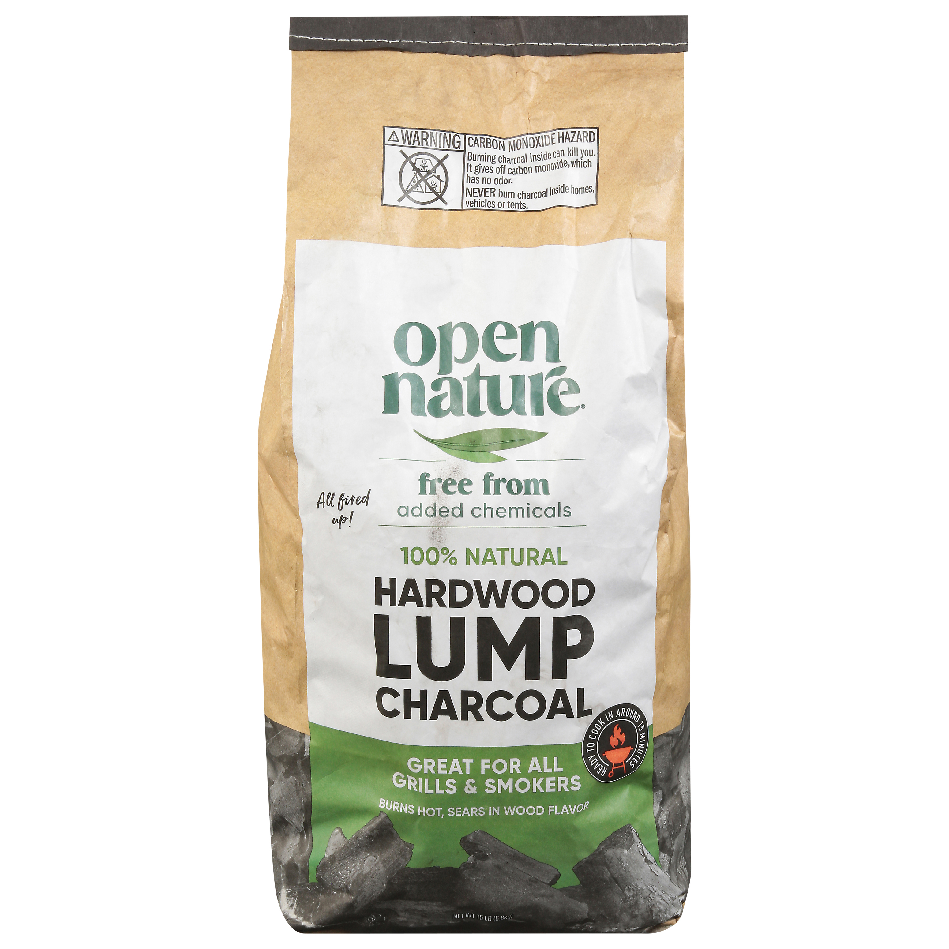 Charcoal Hardwood Lump 15 lb.