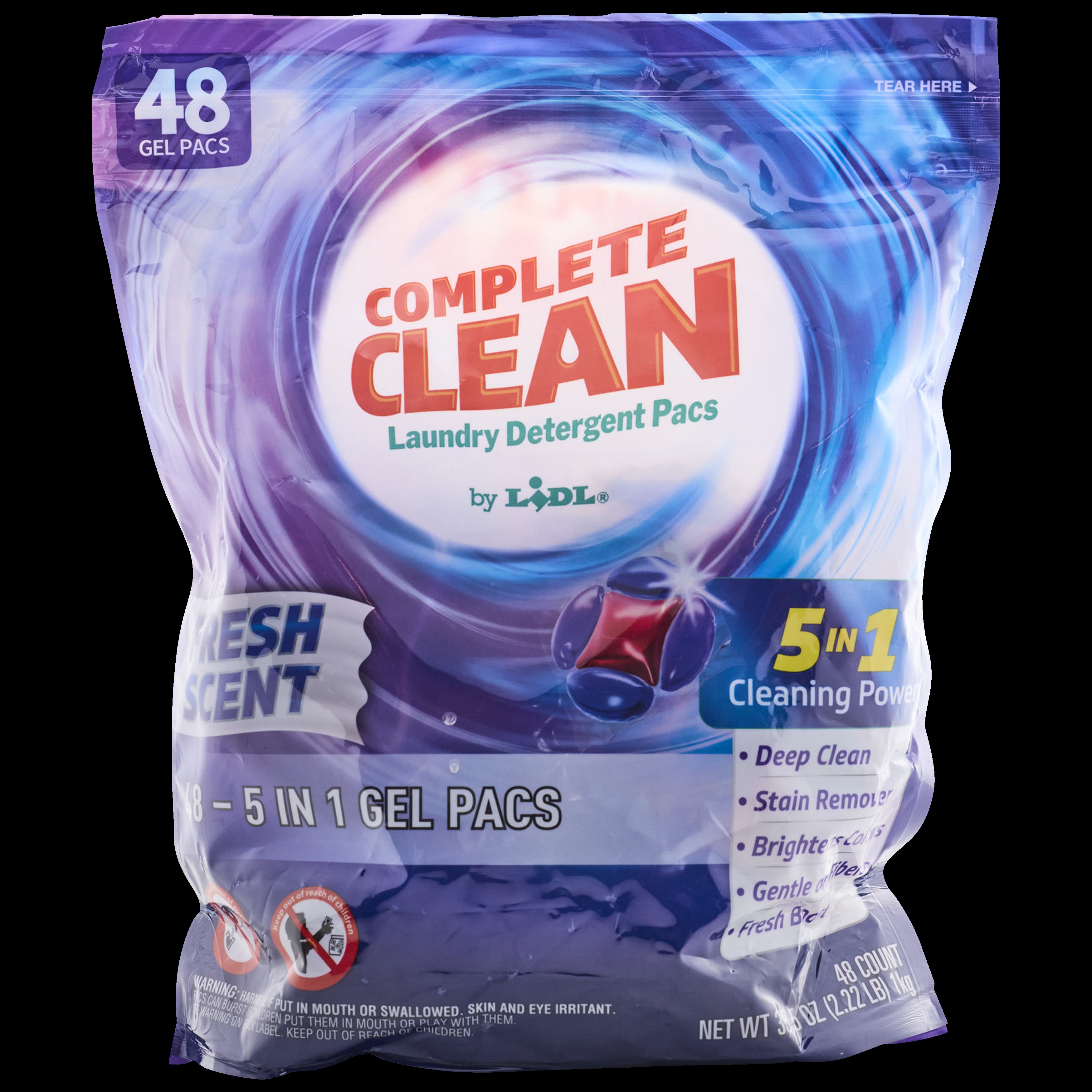 5-in-1 Laundry Detergent Pacs