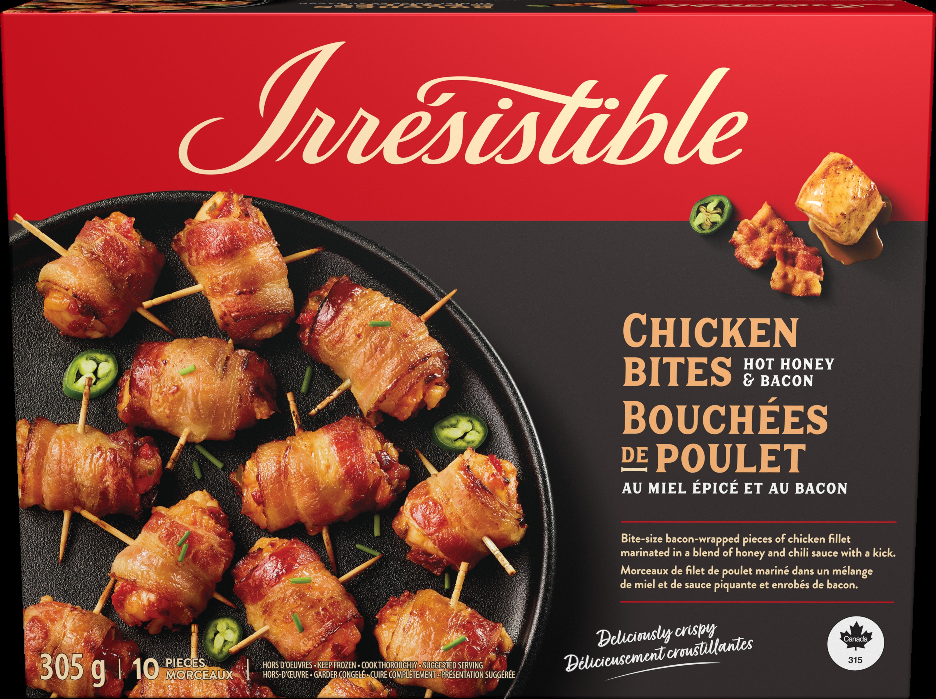 Hot Honey & Bacon Chicken Bites