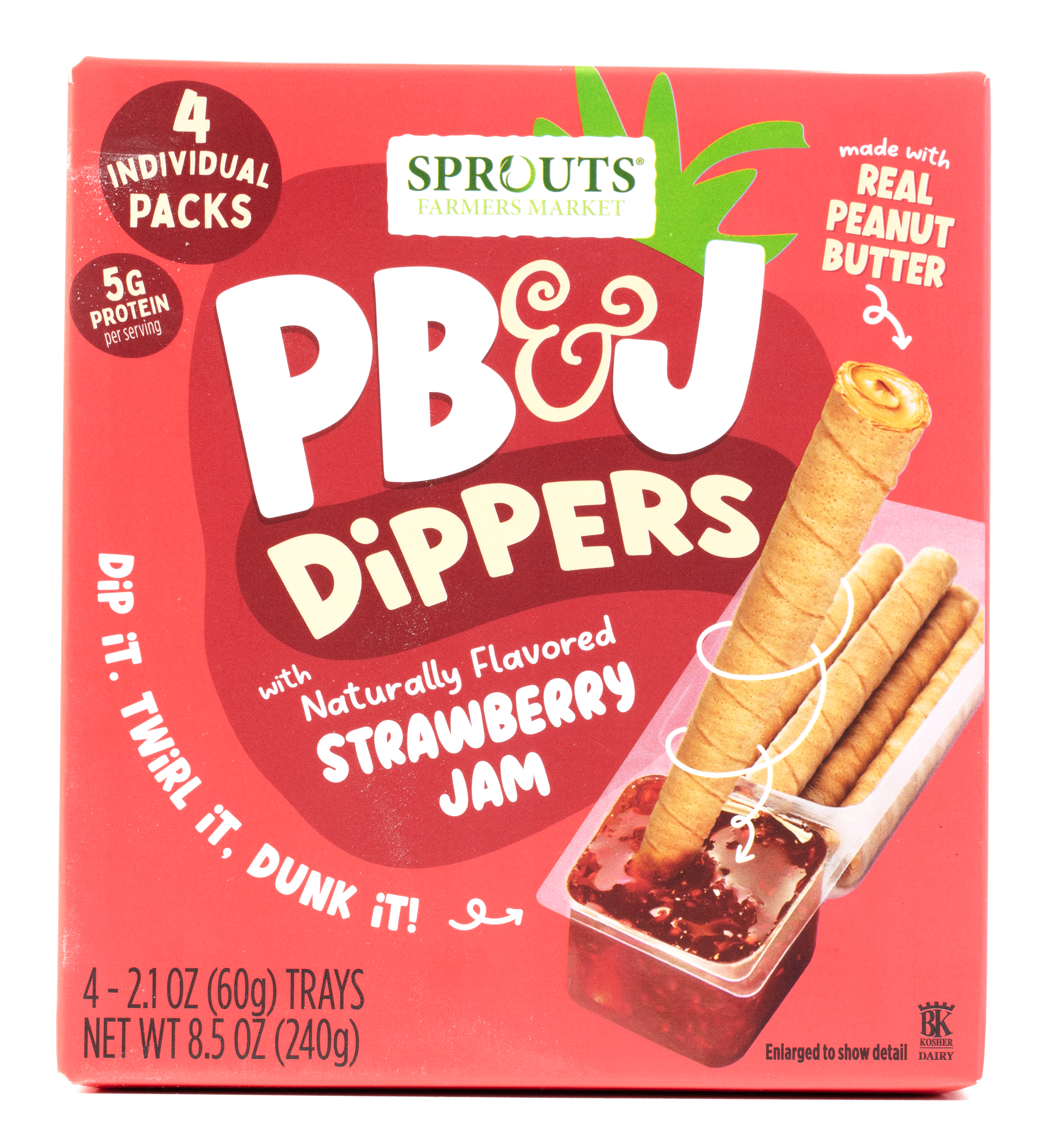 PB & J Dippers With Strawberry Jam