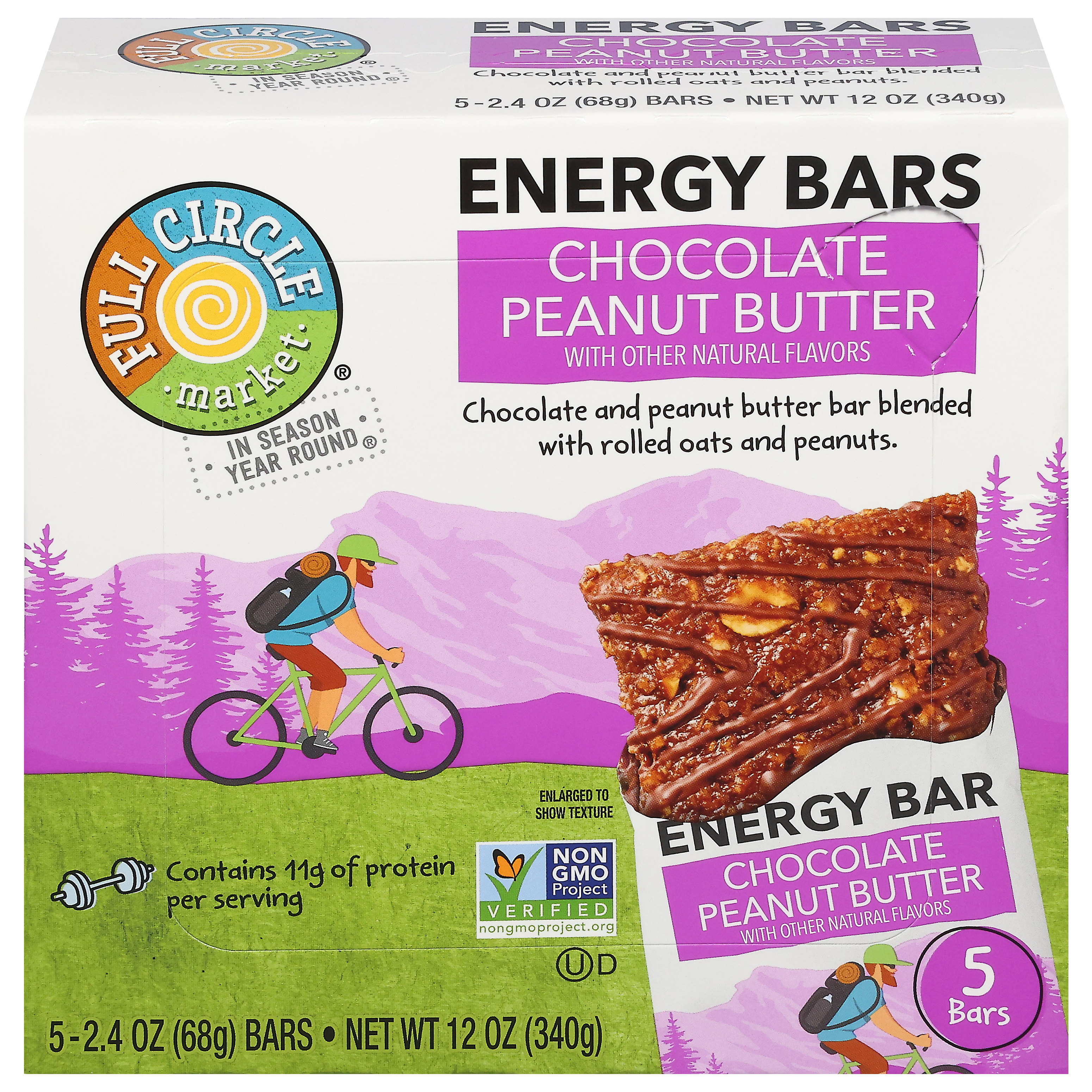 Chocolate Peanut Butter Energy Bars