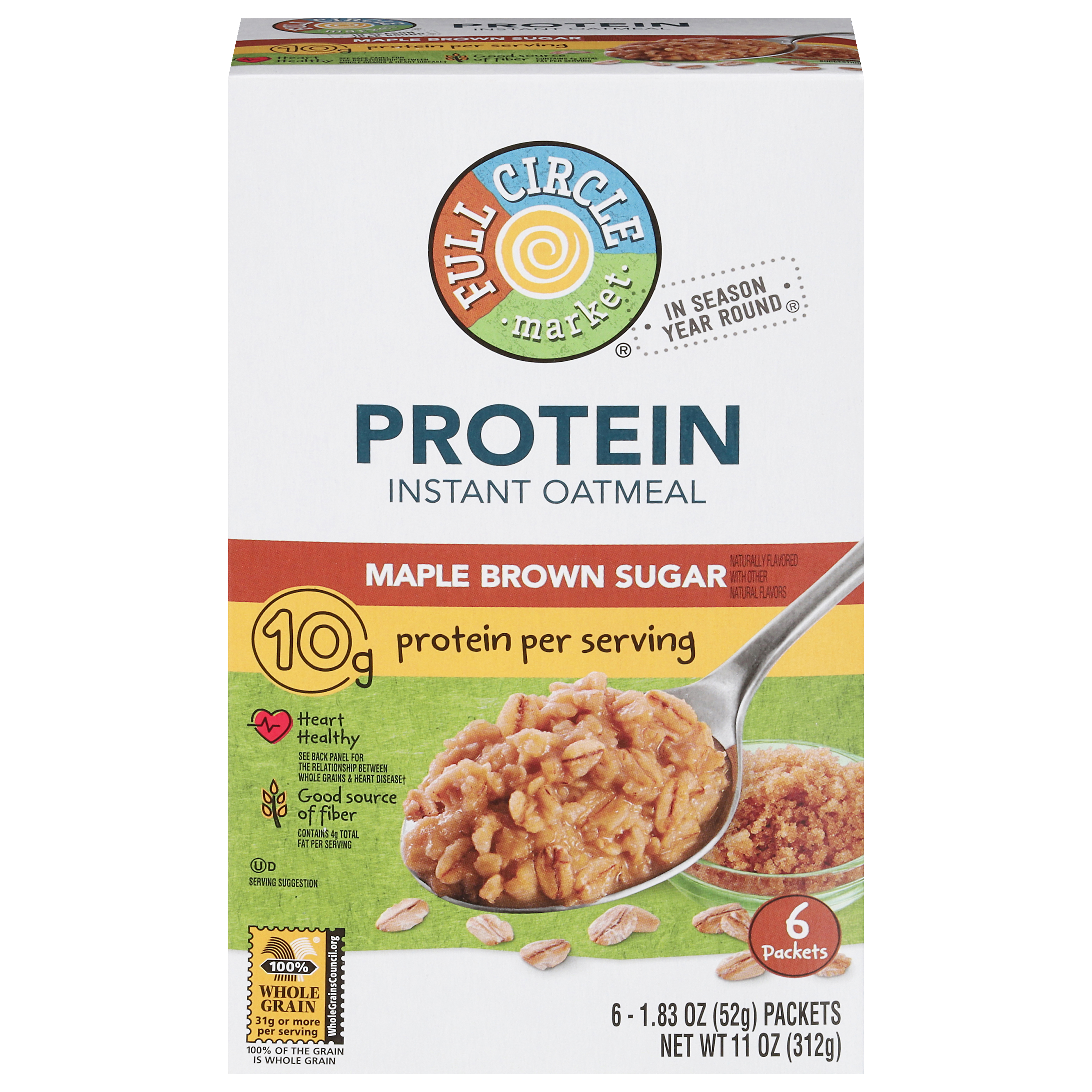Maple Brown Sugar Instant Protein Oatmeal