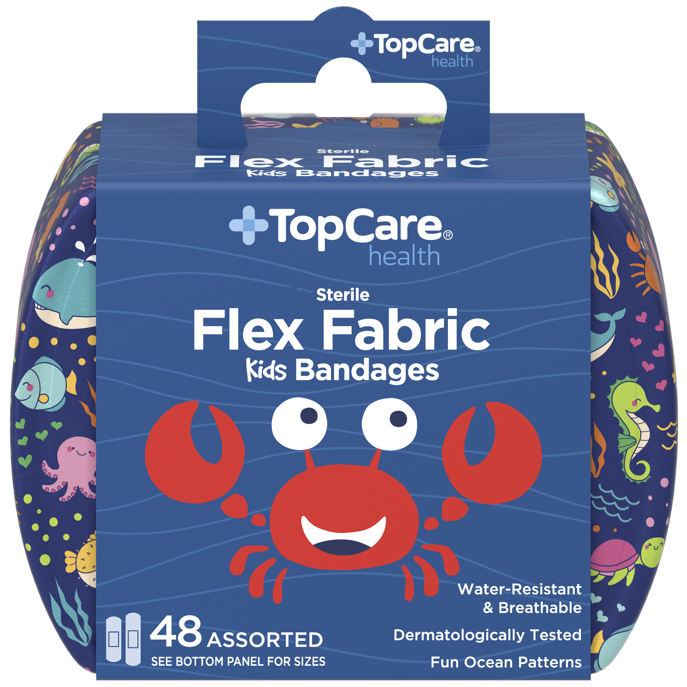 Bandage Adhesive Ocean Design Tin