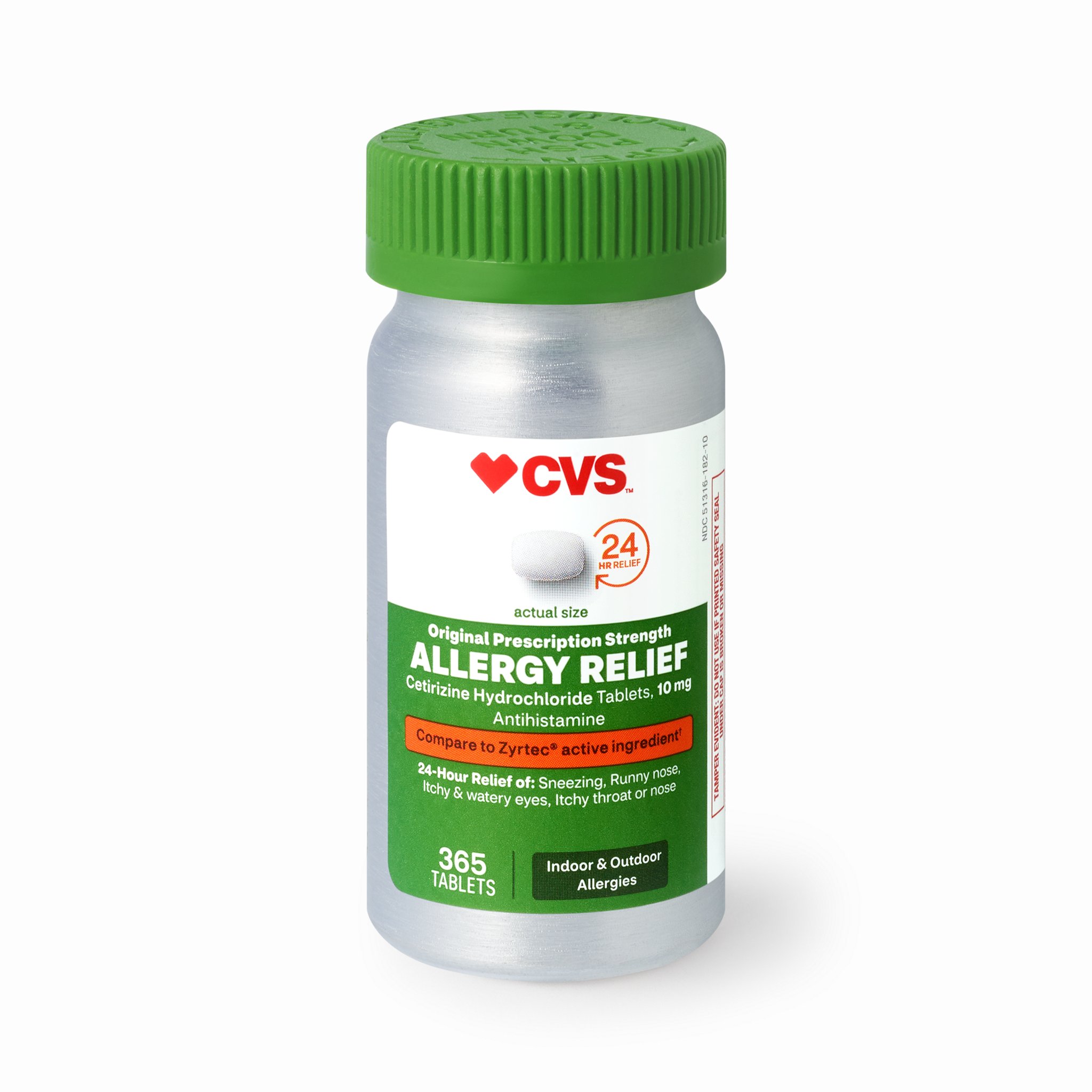 CVS Allergy Relief Cetirizine HCl Tablets