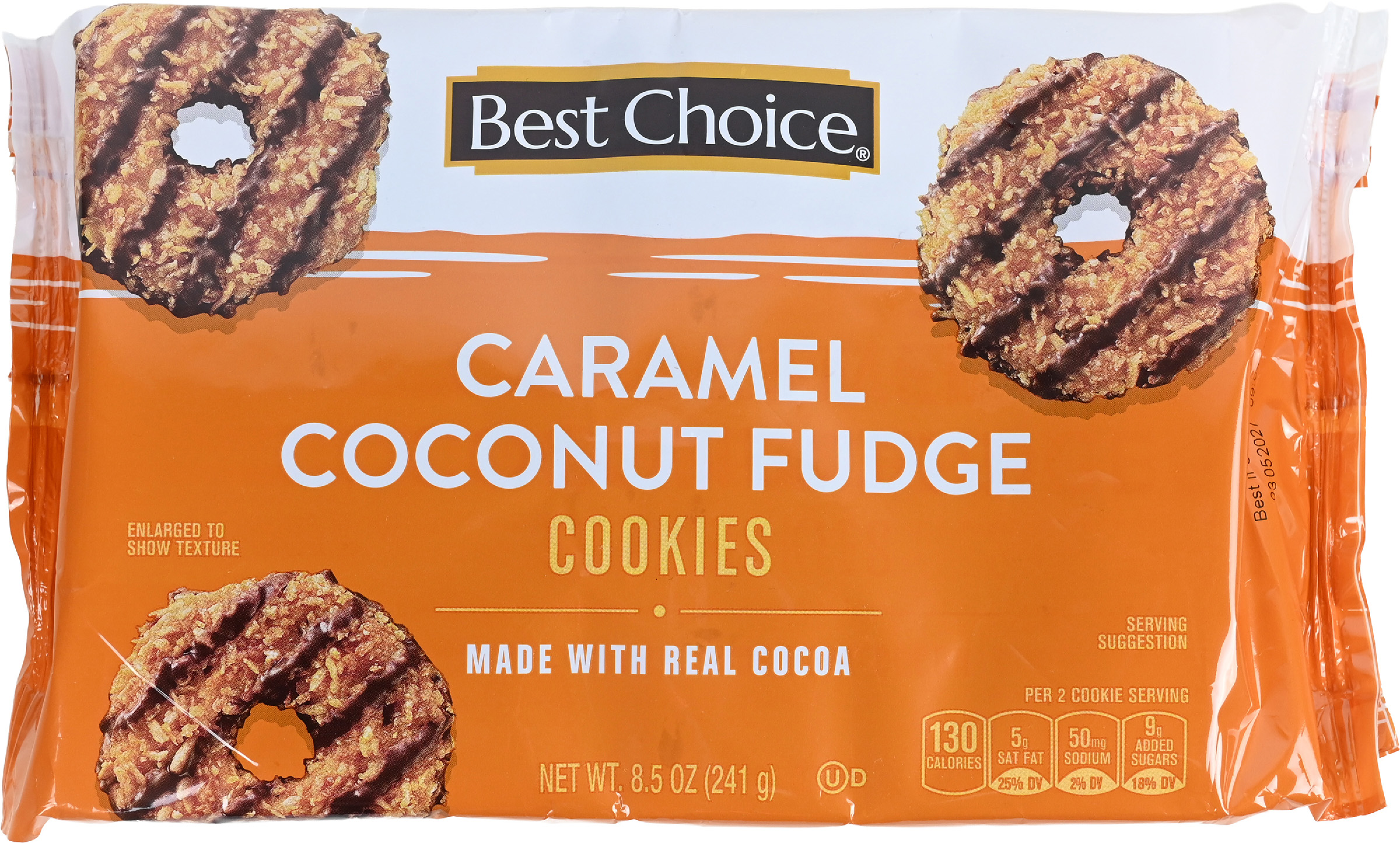 Caramel Coconut Fudge Cookies