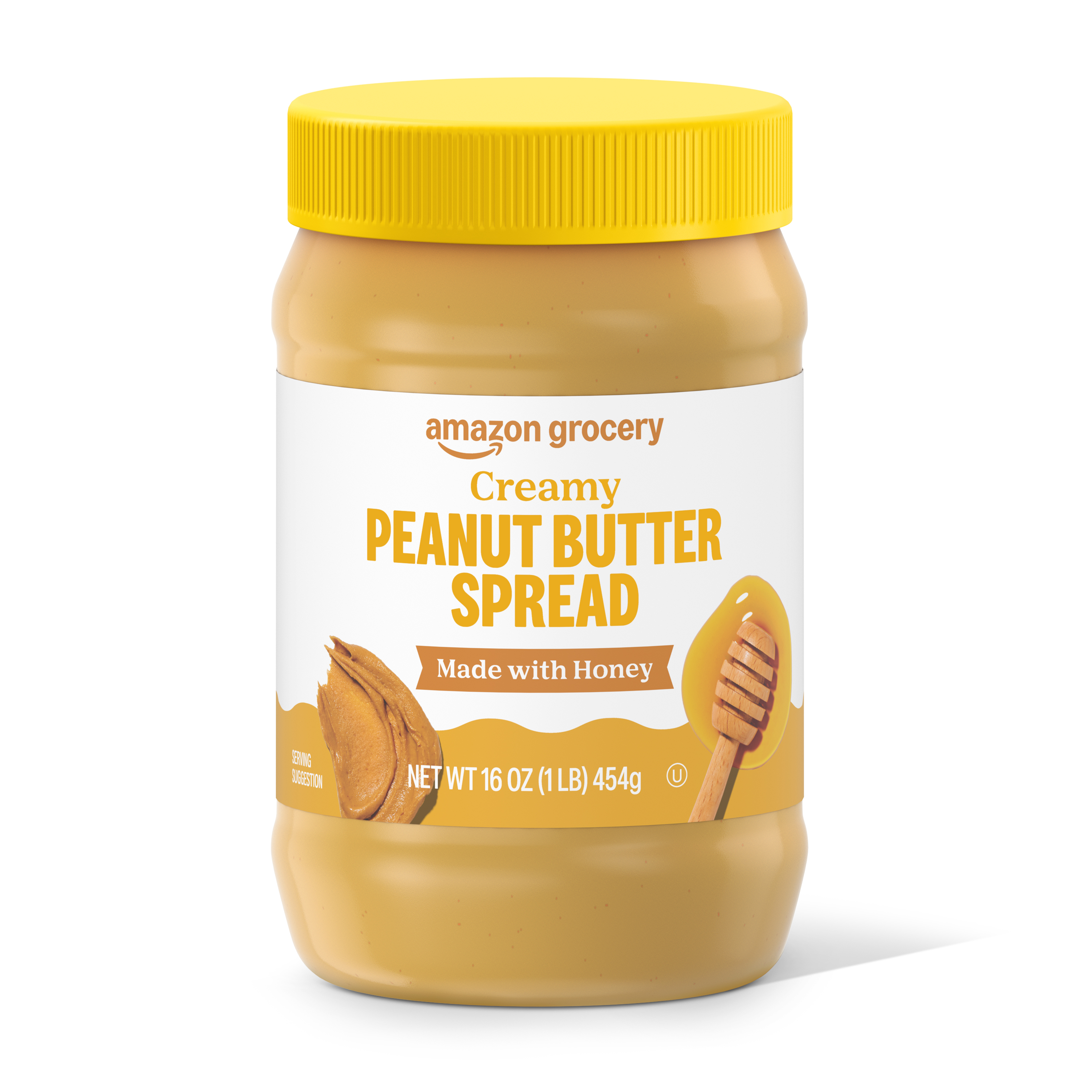 Creamy Peanut Butter Spread, Made with Honey