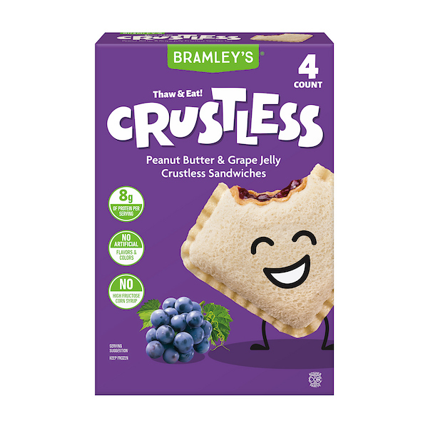 Crustless Peanut Butter & Grape Jelly Sandwiches