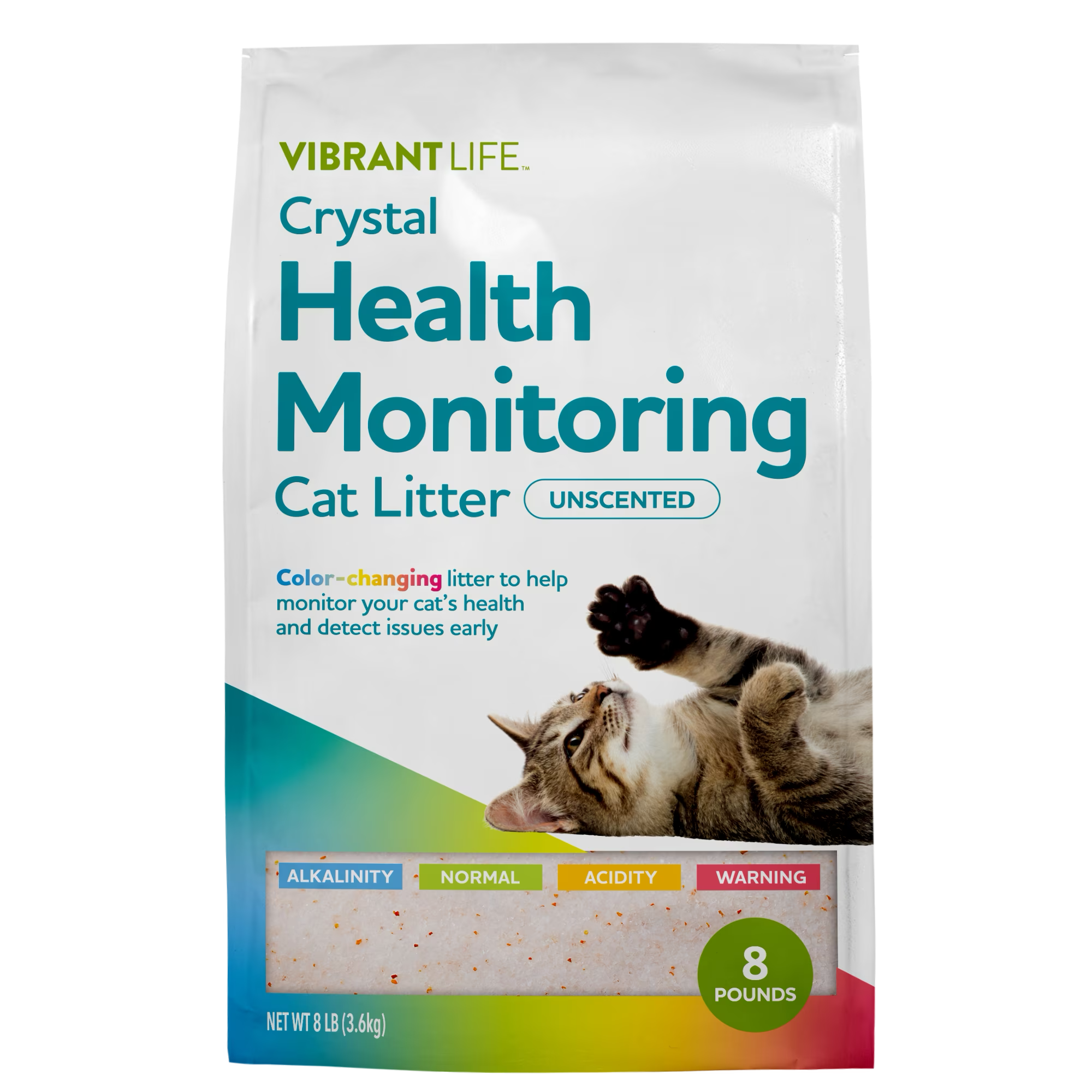 Crystal Health Monitoring Cat Litter, Unscented