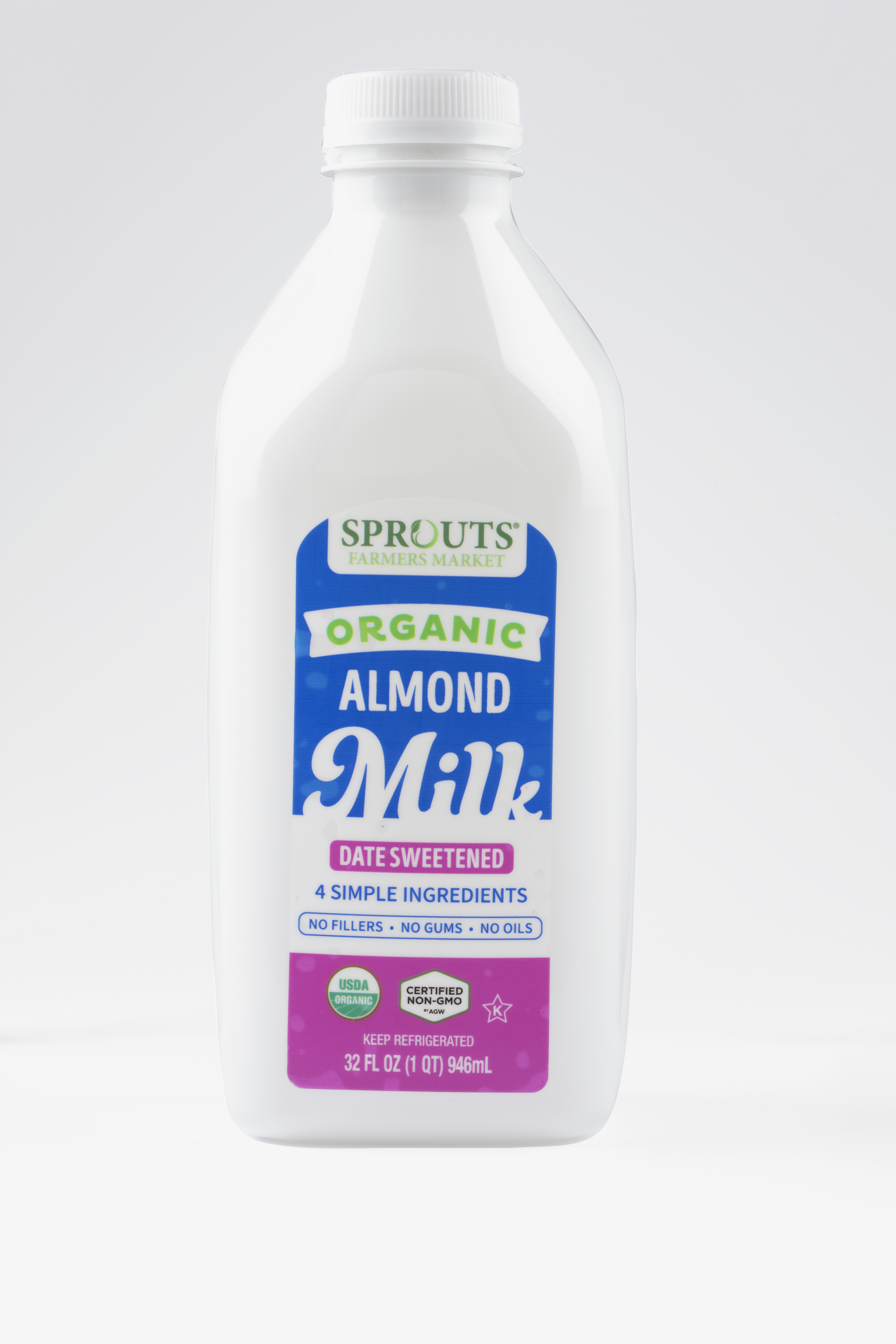 Organic Date Sweetened Almond Milk