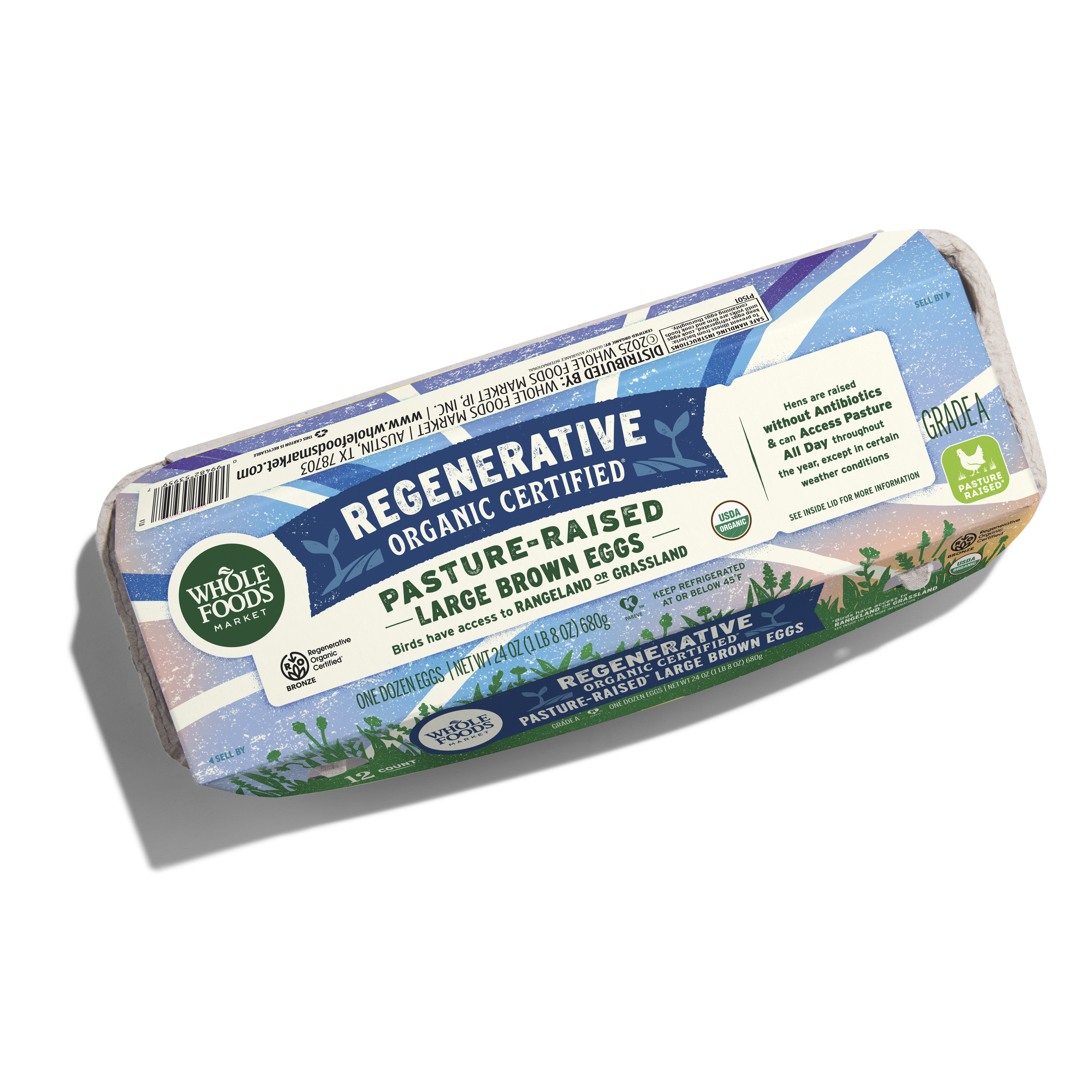 Organic Pasture Regen Large Brown Grade A Eggs