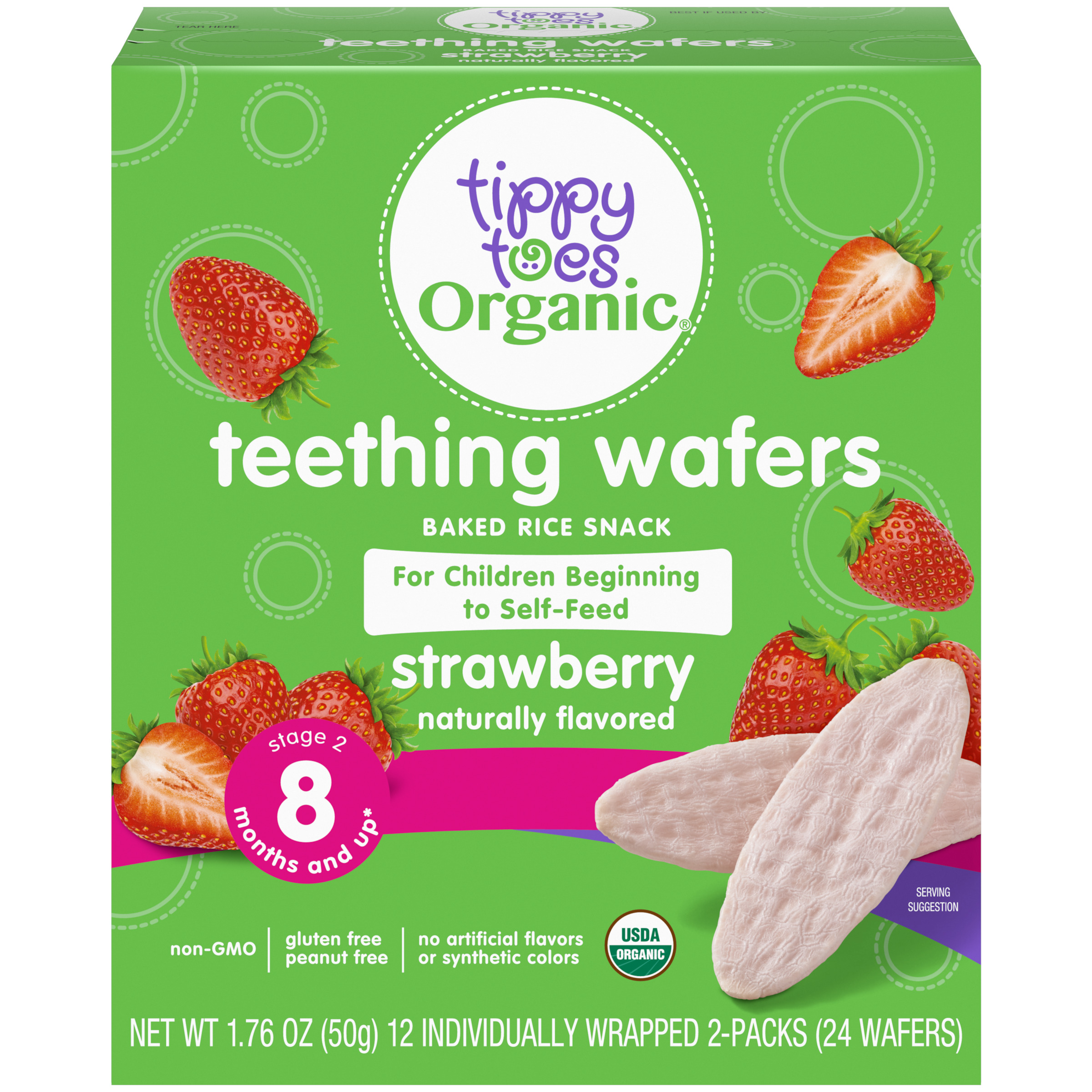 Strawberry Teething Wafers