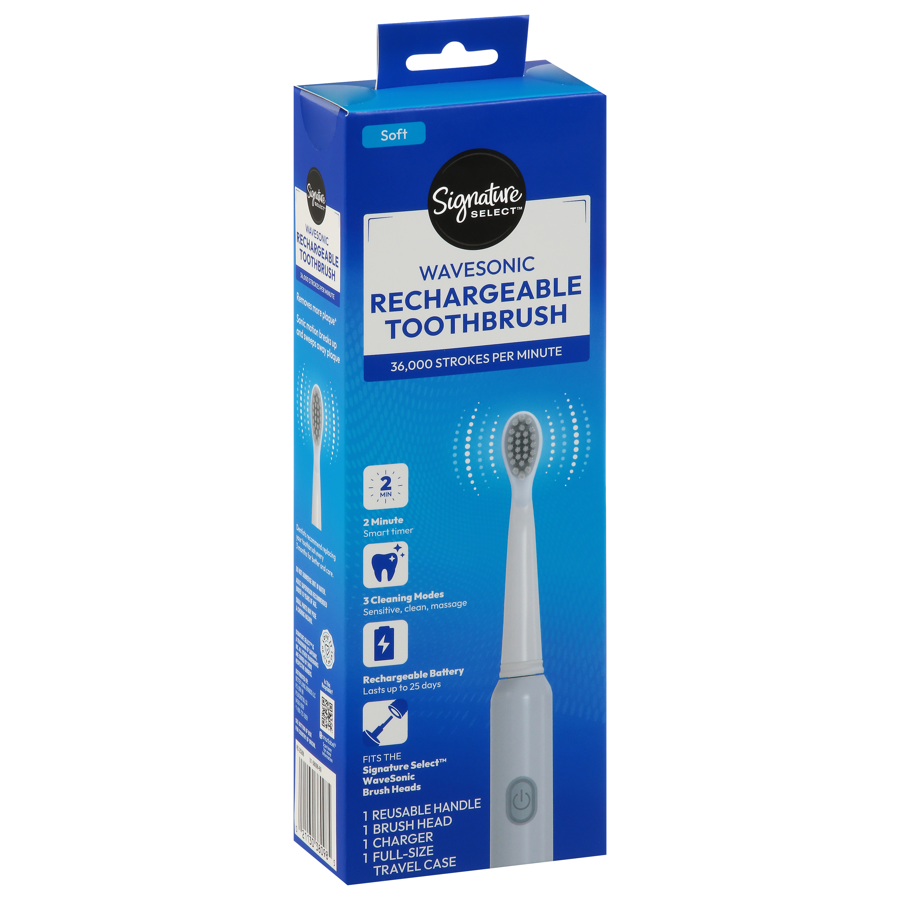 Wavesonic Rechargeable Toothbrush 1 ct
