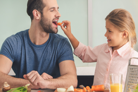 Father Daughter Cooking